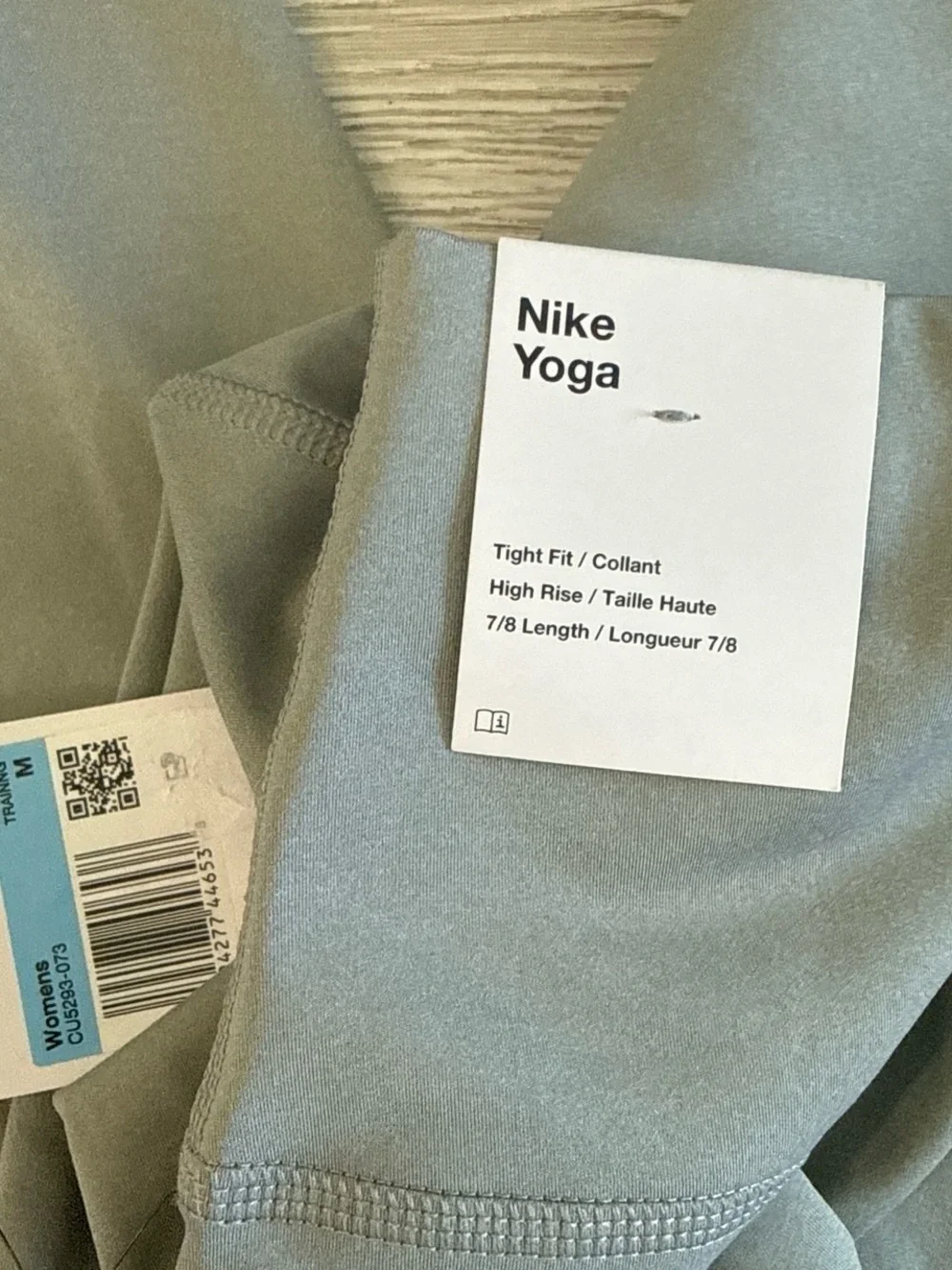 Nike Yoga High-Rise Leggings in Sage Green